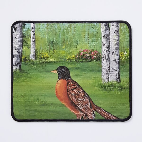 Item preview, American Robin Bird Painting designed and sold by KVELKY.