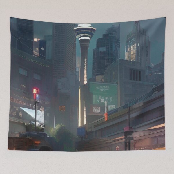 Item preview, Auckland City Painting designed and sold by Places On Earth.