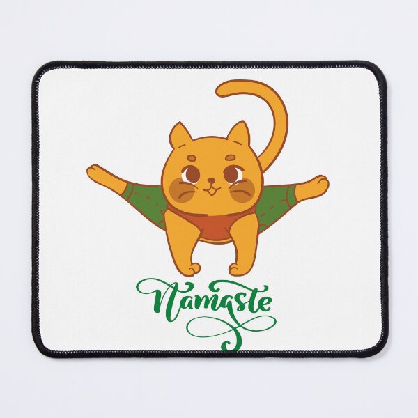 Item preview, Funny Yoga Cat Pose designed and sold by BitsndPieces.