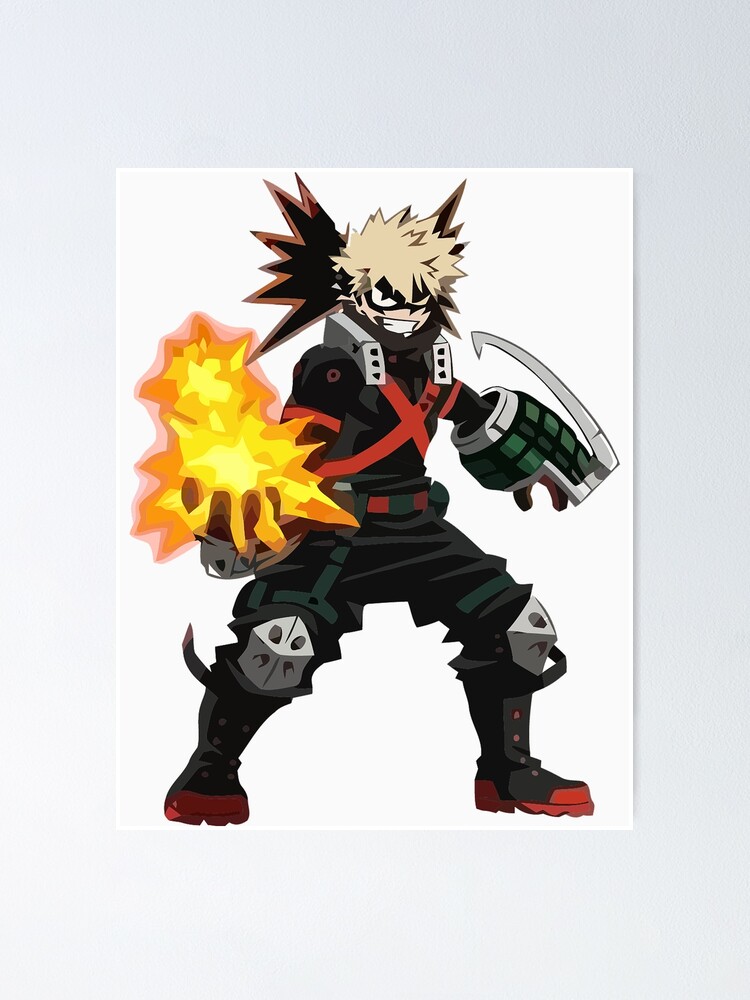 Bakugo Poster For Sale By Hamza Chope Redbubble 0742