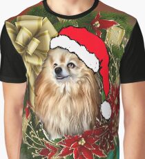 Christmas Pomeranian Graphic T-Shirt