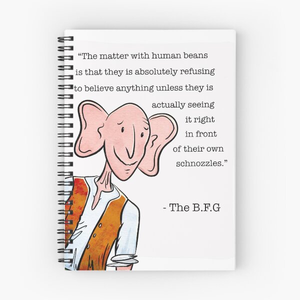 Item preview, The BFG Quote designed and sold by Deanosdoodles.