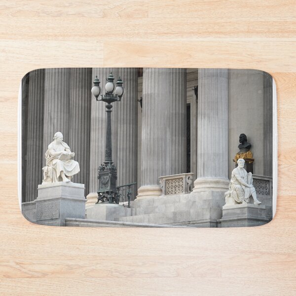 Item preview, Two statues in front of the Austrian parliament in Vienna Austria designed and sold by goceris.