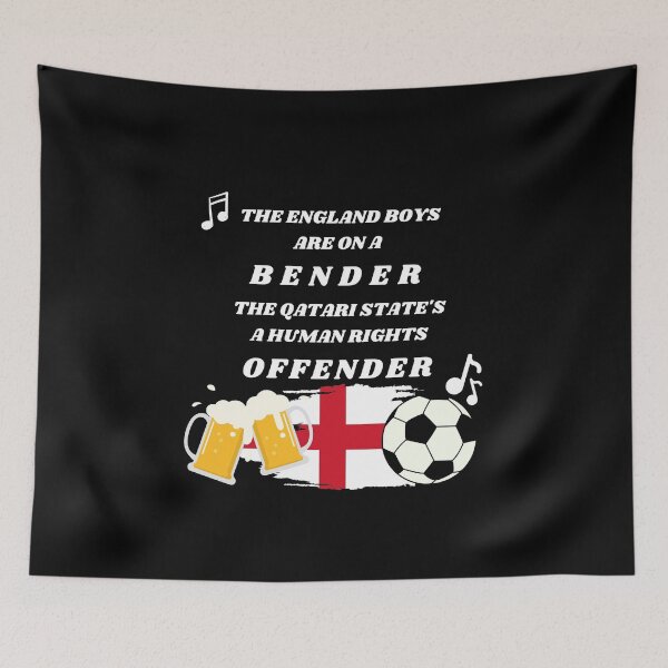 Item preview, The England Boys Are On A bender World Cup Fan  designed and sold by Hevding.