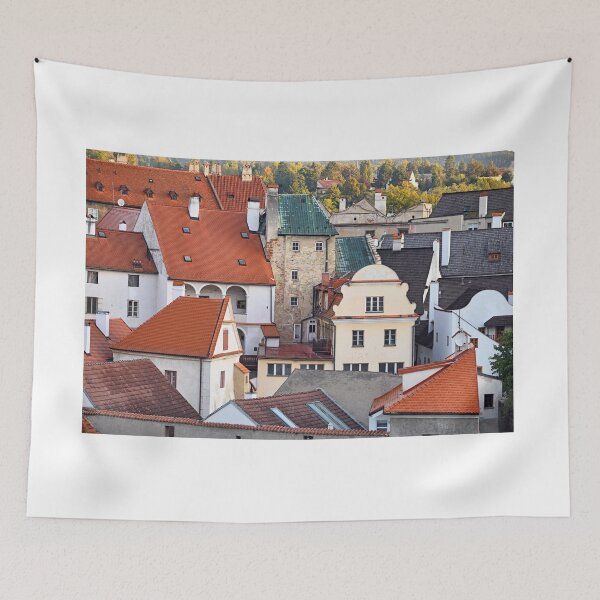 Item preview, buildings in old town Cesky Krumlov Czech republic designed and sold by goceris.