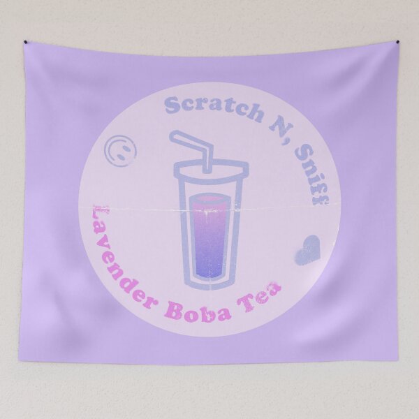 Item preview, Lavender Boba Tea designed and sold by PaleBones.