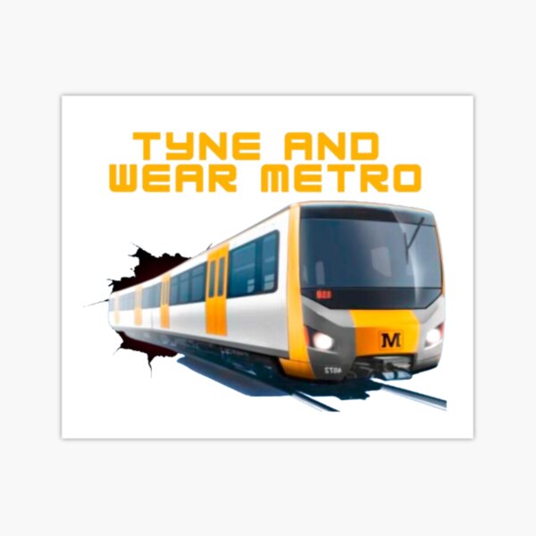 tyne and wear metro Sticker