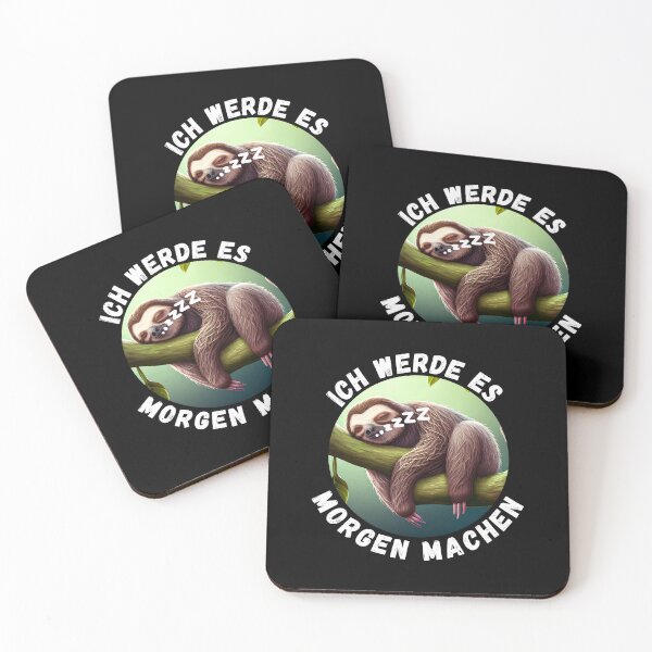 Artikelvorschau, Faultier - Ich werde es morgen machen (DE) entworfen und verkauft von PD-Store.
