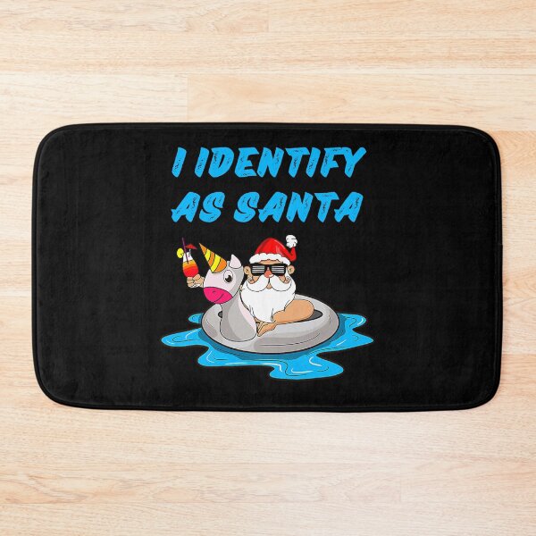 Item preview, I Identify As Santa Funny Christmas designed and sold by RockBeeDesigns.