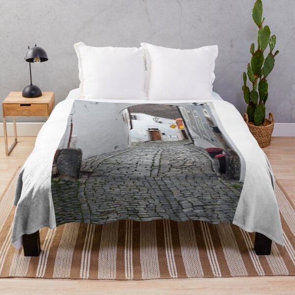 Item preview, old steep stone street in Cesky Krumlov Czech republic designed and sold by goceris.