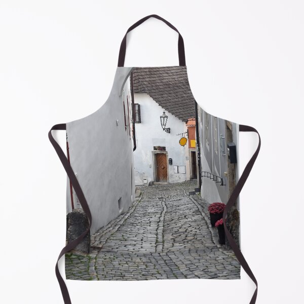 Item preview, old steep stone street in Cesky Krumlov Czech republic designed and sold by goceris.