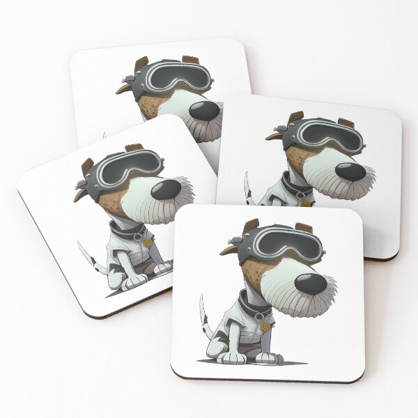 Item preview, Dog wears pilot glasses - a funny illustration for dog lovers designed and sold by KOTOdesign.