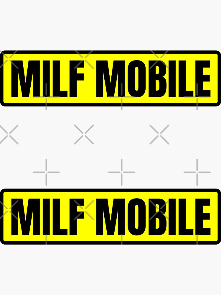 Milf Mobile Sticker For Sale By Tribaltattoo Redbubble 