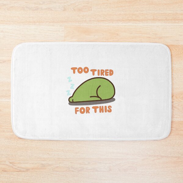 Item preview, Too Tired For This Frog designed and sold by FrogsInTheDale.
