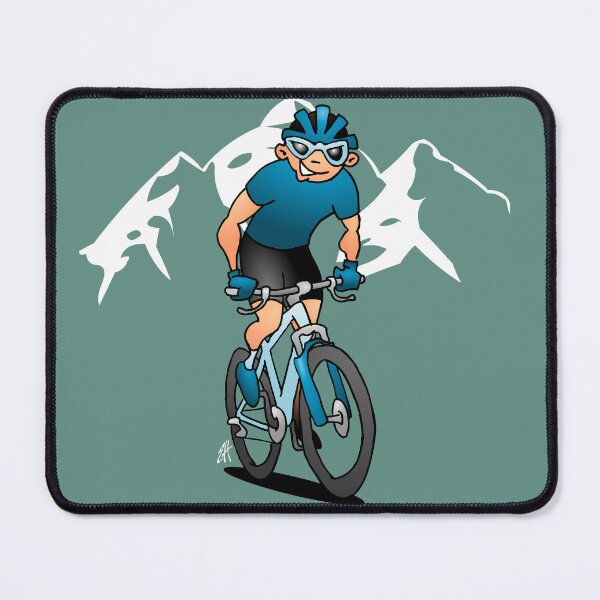 Item preview, MTB - Mountain biker in the mountains designed and sold by cardvibes.