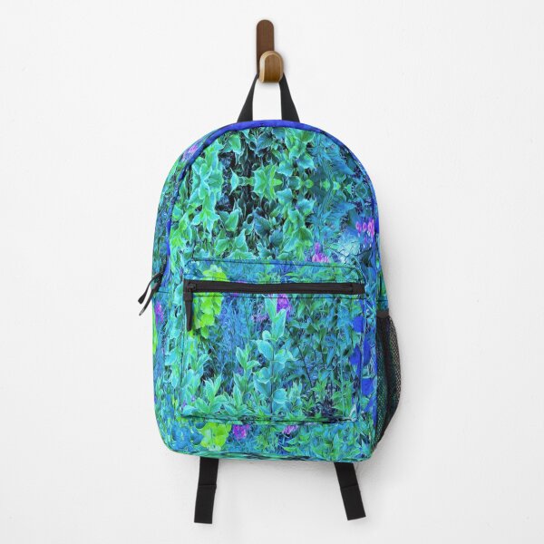 Item preview, Abstract Chartreuse and Blue Garden Foliage Pattern designed and sold by myrubiogarden.