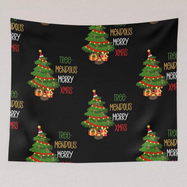Item preview, Feeling Treemendous, Christmas Tree Pun designed and sold by SportyDogShop.