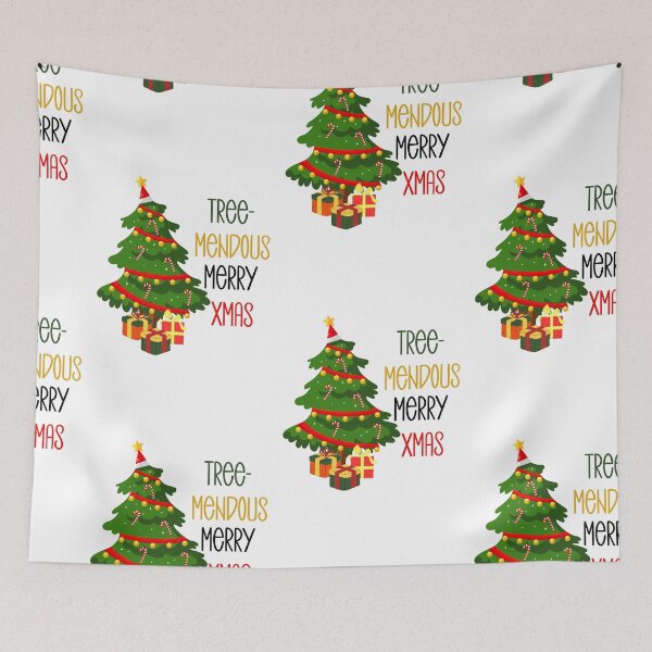 Item preview, Feeling Treemendous, Christmas Tree Pun designed and sold by SportyDogShop.