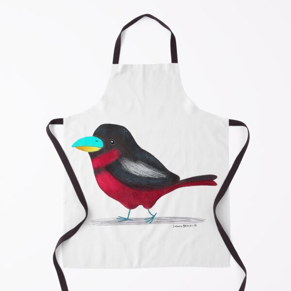 Item preview, Black and Red Broadbill Bird designed and sold by julianamotzko.