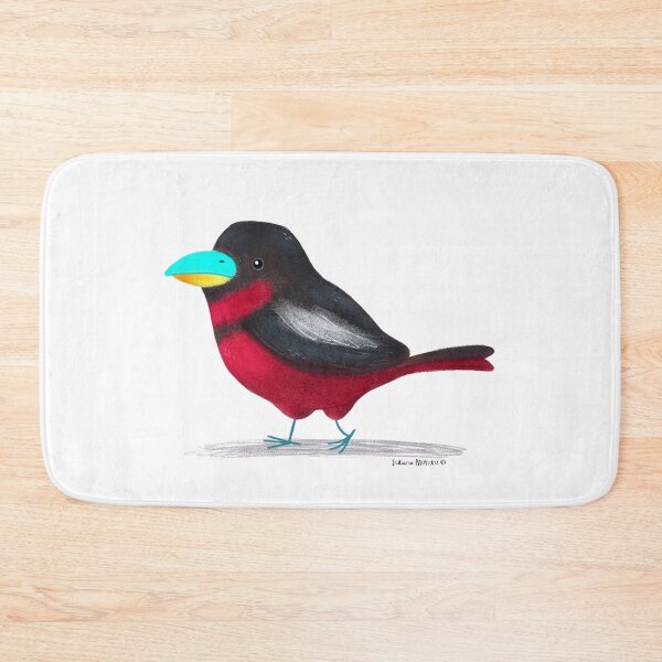 Item preview, Black and Red Broadbill Bird designed and sold by julianamotzko.