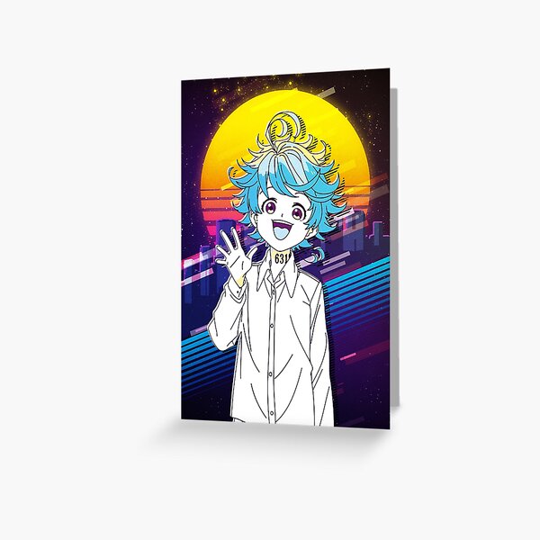 Norman The Promised Neverland Circle Anime Greeting Card for Sale by  kino-san