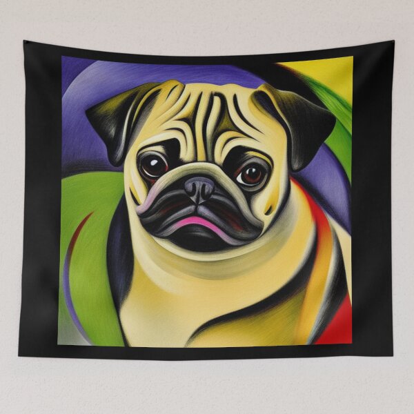Item preview, Beautiful Pug Abstract  designed and sold by pugmom4.
