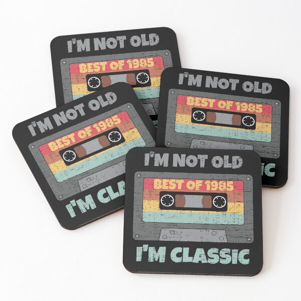 Item preview, I'M NOT OLD I'M CLASSIC BEST OF 1985 RETRO VINTAGE FUNNY DISTRESSED CASSETTE BIRTHDAY GIFT designed and sold by Kipcio.