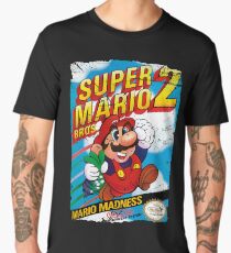 SUPER MARIO BROS 2 NES COVER Men's Premium T-Shirt
