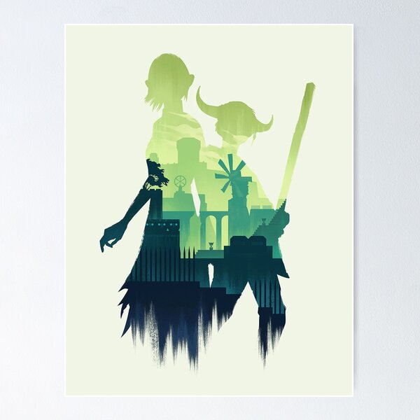 bribase shop Shadow of The Colossus Poster 36 inch x 24 inch / 20 inch x 13  inch: Posters & Prints 