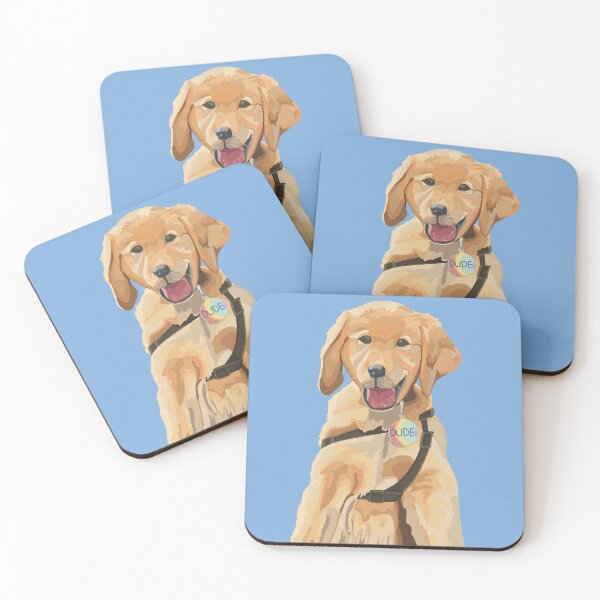 Item preview, Dude the Golden Dog designed and sold by Danielle Seay.