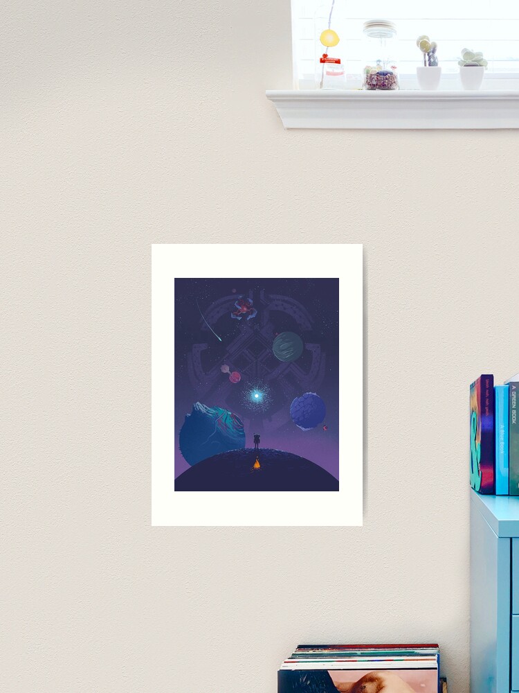 Outer Wilds Game Art Print Planets Poster Design 