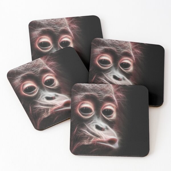 Item preview, Funny Monkey Kiss designed and sold by SKornackiArt.