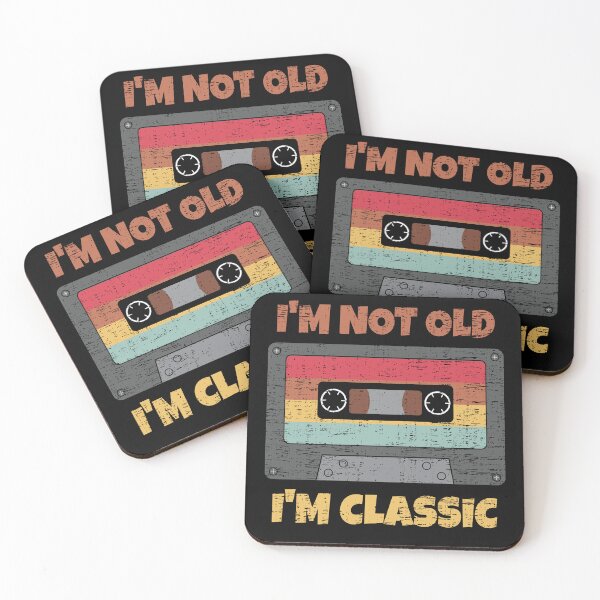 Item preview, I'M NOT OLD I'M CLASSIC RETRO VINTAGE FUNNY DISTRESSED CASSETTE BIRTHDAY GIFT designed and sold by Kipcio.