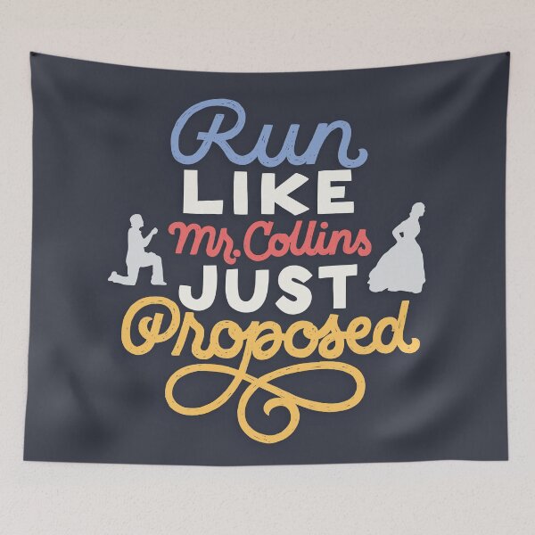 Item preview, Run Like Mr. Collins Just Proposed designed and sold by polliadesign.