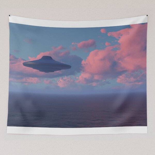 Item preview, UFO Alien Spacecraft in the clouds designed and sold by DV-LTD.