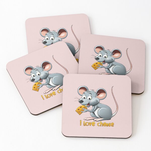 Item preview, Ratón comiendo queso, me encanta el queso designed and sold by KOTOdesign.