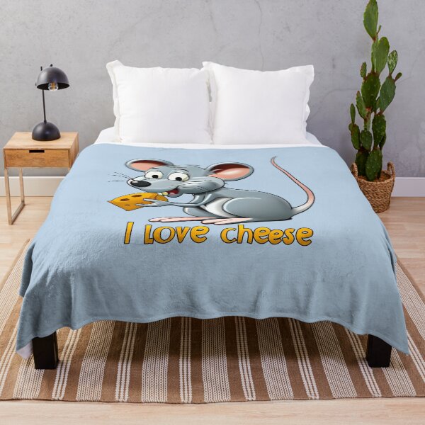 Item preview, Mouse eating Cheese, I love cheese designed and sold by KOTOdesign.