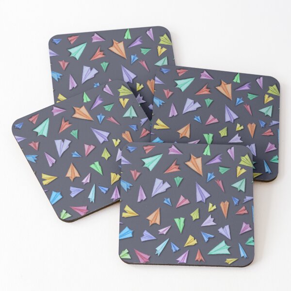 Item preview, Paper Airplane Terrazzo (dark) designed and sold by Laura Weiller.