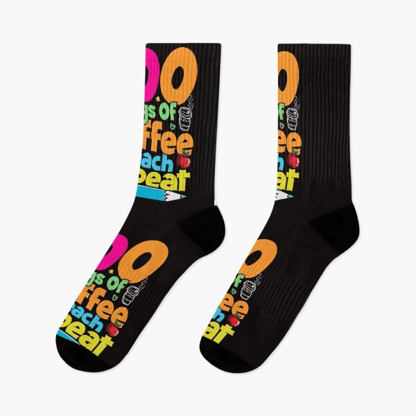 Item preview, 100 Days of Coffee Teach Repeat designed and sold by netdota.