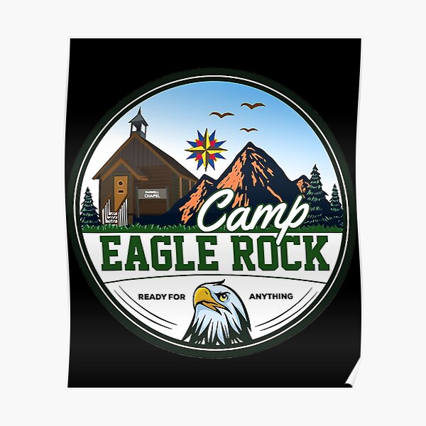 Poster « Pull à grand emblème Camp Eagle Rock », par gaugsaueemermk