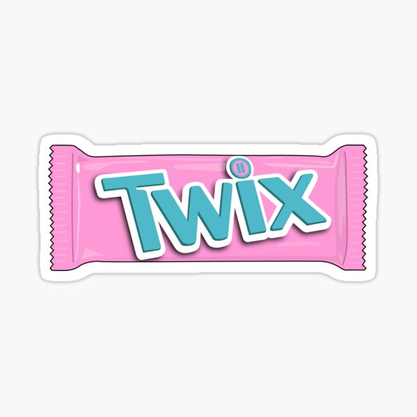TWIX CANDY BAR ✩ Sticker Set – LeanneLandArt