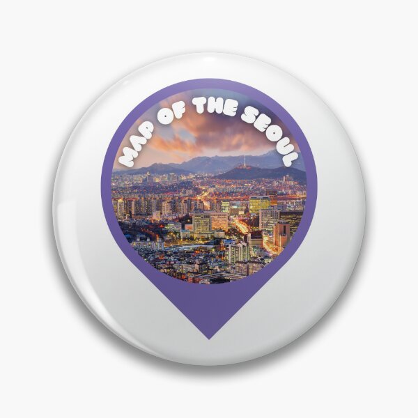 Item preview, Map of the Seoul designed and sold by pinkmicrophone.
