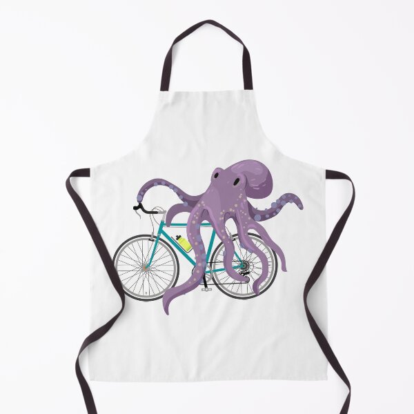 Item preview, Octopus Riding Bicycle Octopus designed and sold by bhsysfshop.