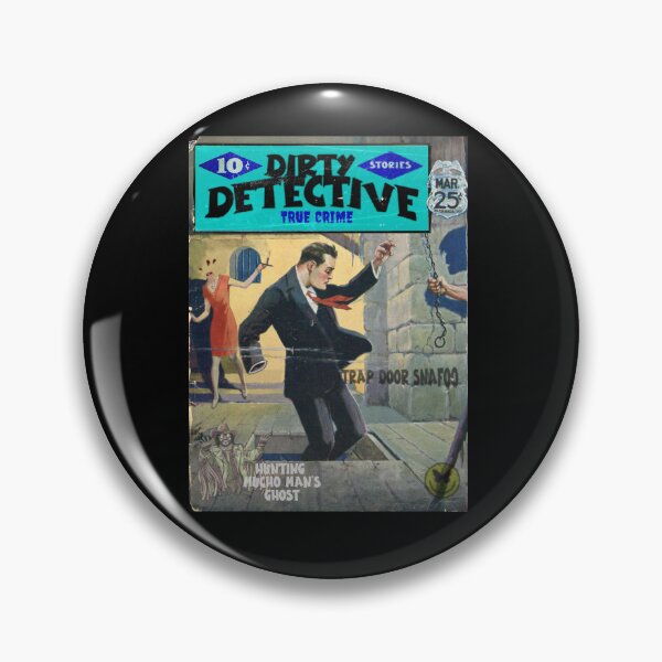 Item preview, Dirty Detective | True Crime | Vintage Crime Stories Book Cover Reimagined | Hunting Macho's Ghost designed and sold by Tyler Tilley.