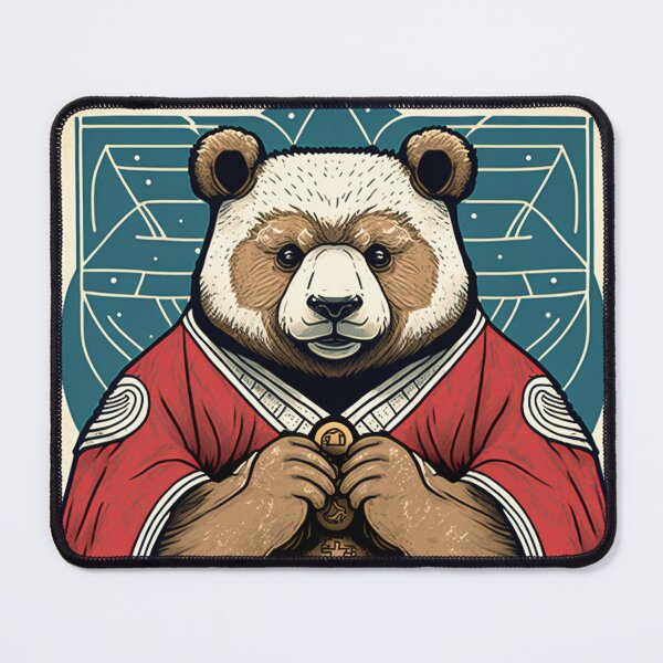 Item preview, Brazilian Jiu Jitsu Bear designed and sold by Eye on the Blueline.