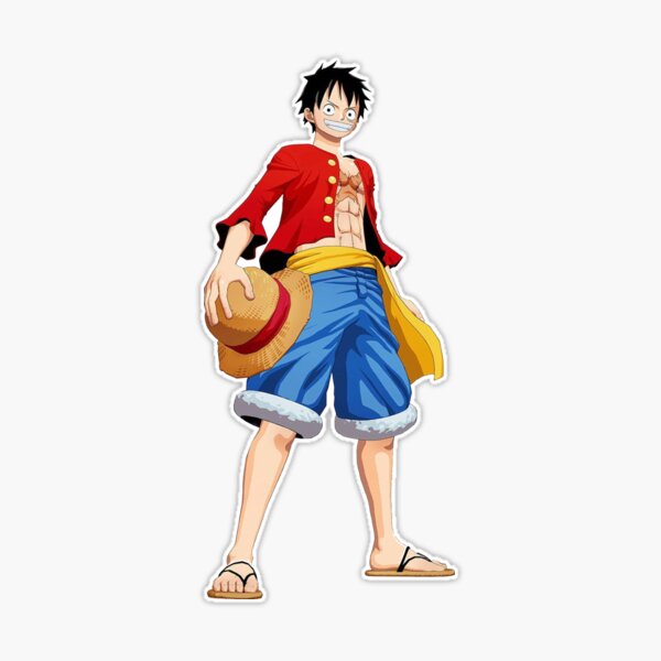 monkey d luffy one piece Sticker by Yor-art