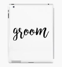 Groom | Weddings iPad Case/Skin