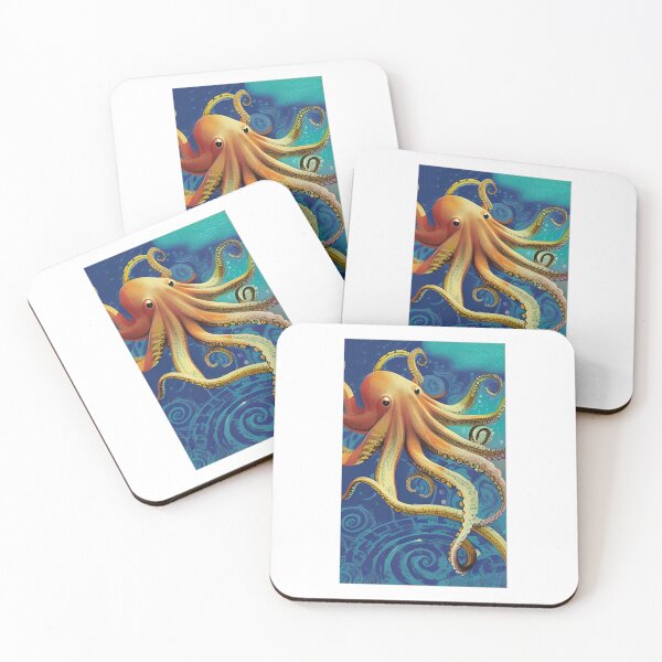 Item preview, Octopus artwork designed and sold by GroovyDino.