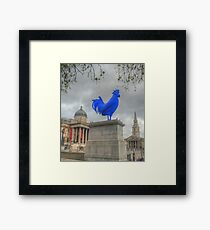 Trafalgar Blue Framed Print
