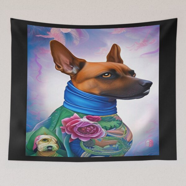 Item preview, Artist who love dogs Abstraction Animals Pets Dog Puppy Love Spectacular Doglove designed and sold by ValleyDream.